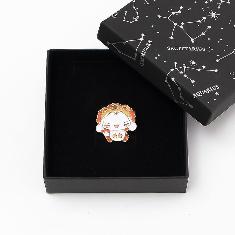 Trâm Cài Áo Kim Loại Hình Chú Chó Cinnamon Hoạt Hình Sáng Tạo Kiểu Nhật Bản Cho Cặp Đôi