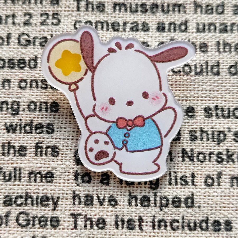 Ghim Cài Áo Hình Cún Sanrio Dễ Thương Phong Cách Nhật Hàn