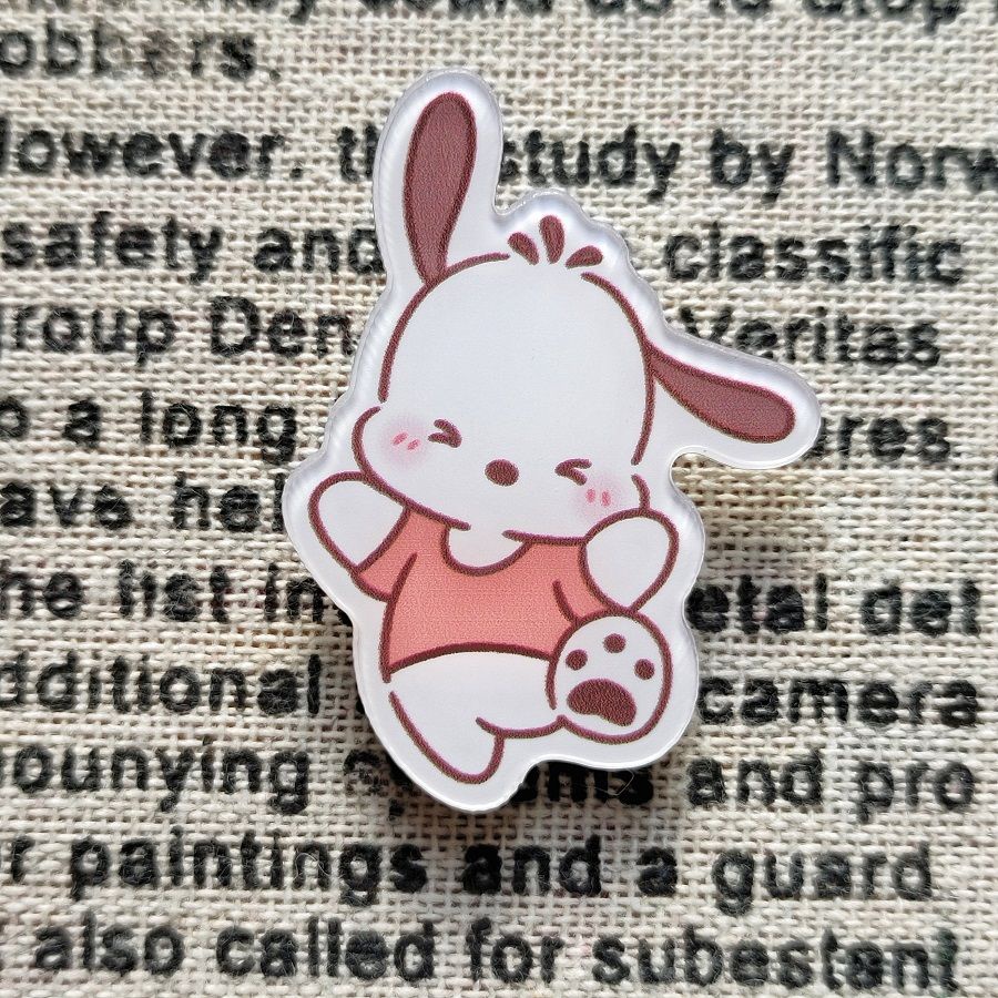 Ghim Cài Áo Hình Cún Sanrio Dễ Thương Phong Cách Nhật Hàn