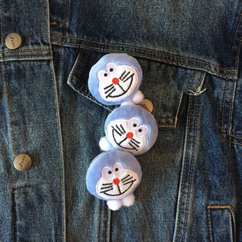 Ghim Cài Áo Hình Gấu / Chim Cánh Cụt / Chim Cánh Cụt Nhồi Bông Ba Chiều Dễ Thương Sáng Tạo