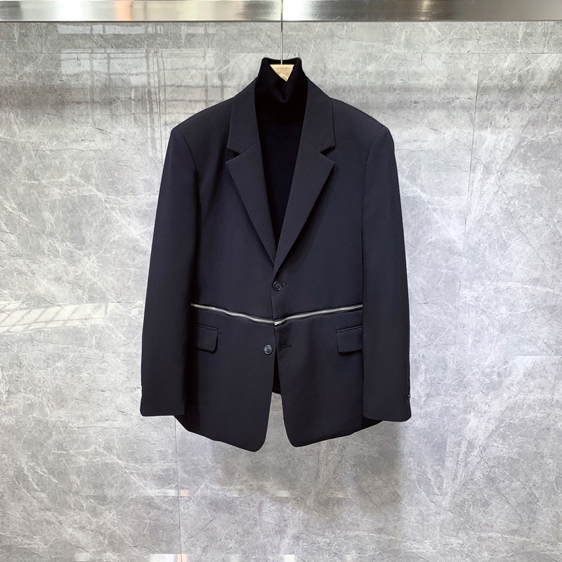 Áo khoác Vest nam, áo vest Nam kéo khóa Zip THIẾT KẾ độc lạ hợp thời trang Luxury 2023