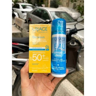 Set kem chống nắng uriage bariésun creme 50spf kèm xịt khoáng 50ml