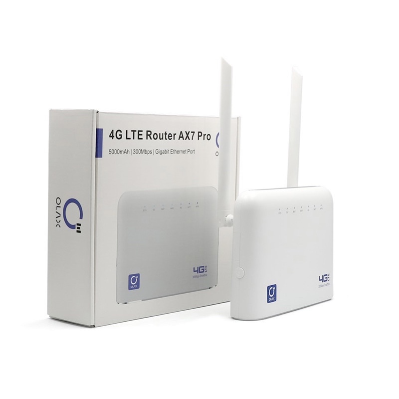 Bộ phát Wifi di động sim 4G Olax AX7 Pro tốc độ cao 300Mbps pin 5000mah
