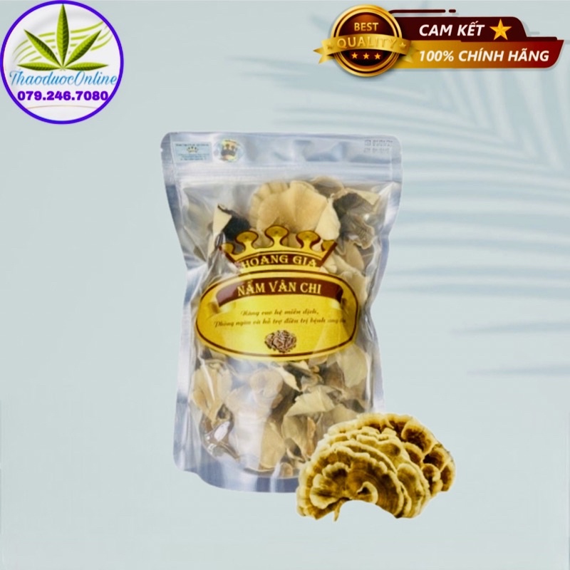 Nấm Vân chi Hoàng Gia 100g nguyên tai
