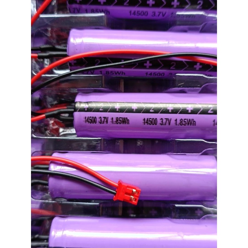 Pin lithium 14500 500mah jack ph 2.0