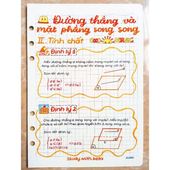 SỔ TAKENOTE TOÁN 11 TẶNG STICKER CUTE VÀ NHÃN VỞ