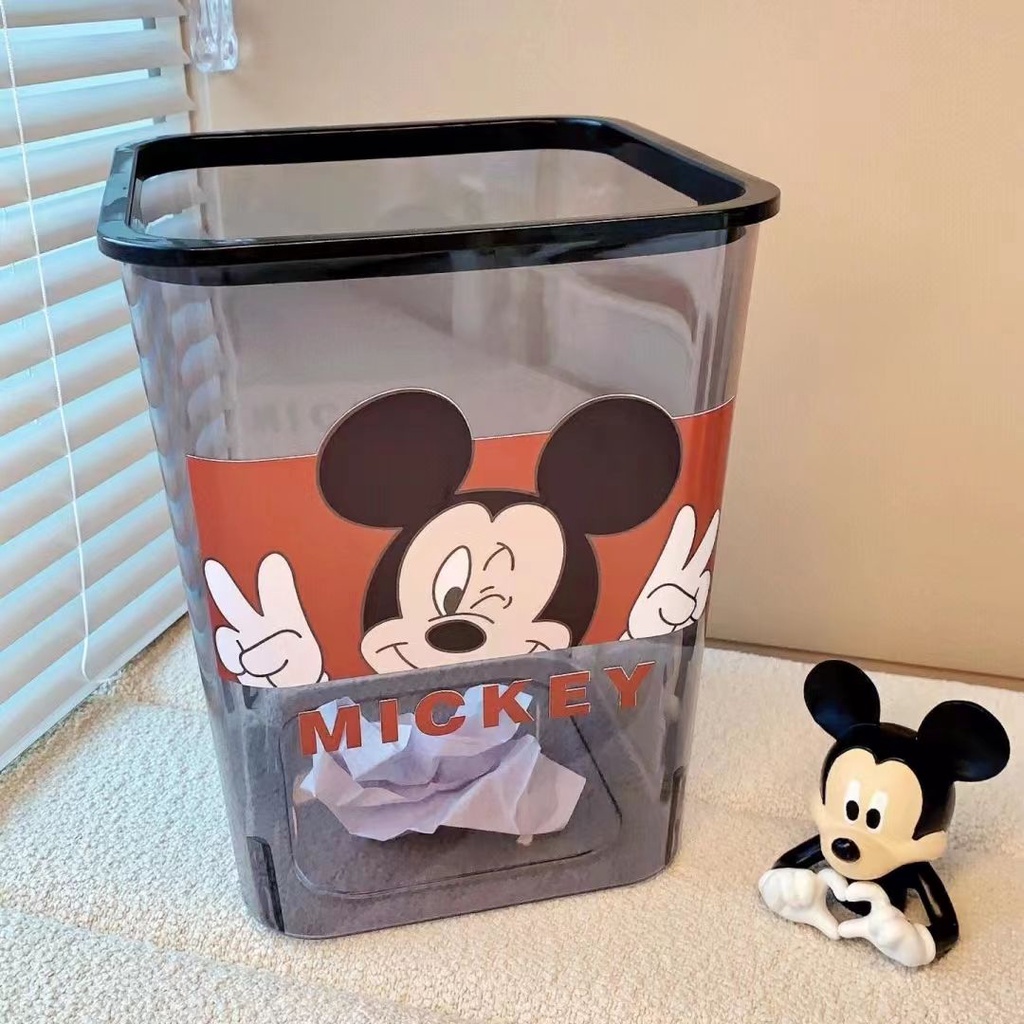 Thùng Rác Hình Chuột Mickey Chống Thấm Nước Tiện Dụng Cho Gia Đình / Phòng Khách / Phòng Ngủ / Nhà