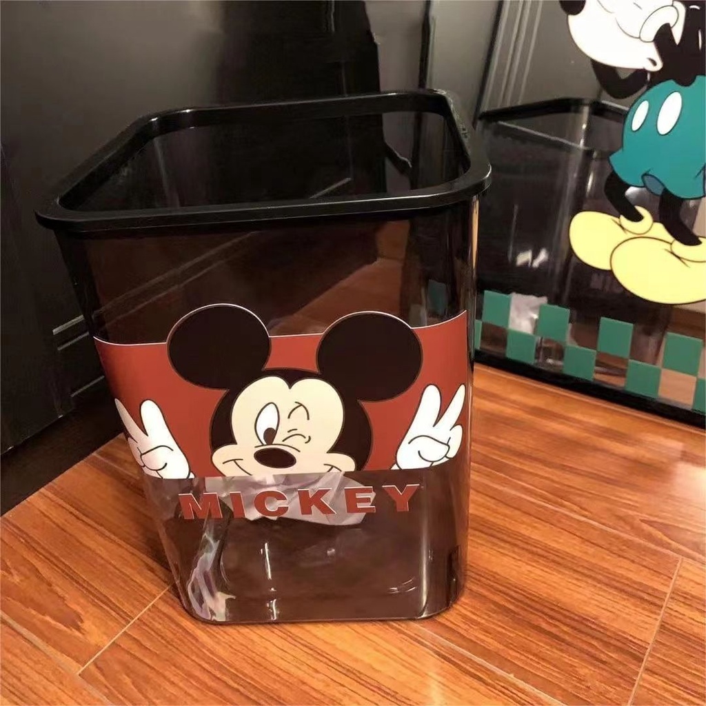 Thùng Rác Hình Chuột Mickey Chống Thấm Nước Tiện Dụng Cho Gia Đình / Phòng Khách / Phòng Ngủ / Nhà