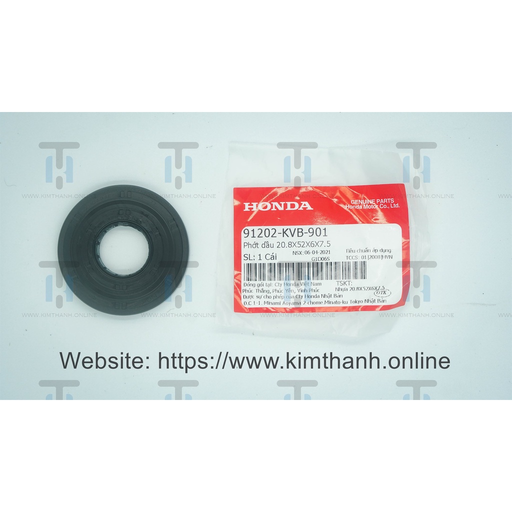 Phốt dên lớn 20.8-52-6-7.5 Airblade 2010 Honda VN _ 91202KVB901, 91202-K50-T01