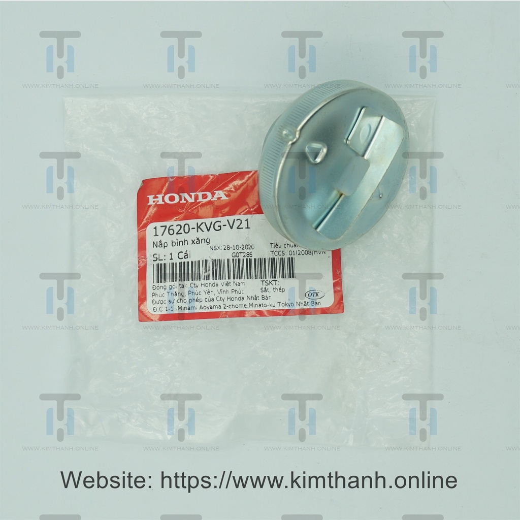 Nắp xăng sắt Airblade 2010 Honda VN _ 17620KVGV21
