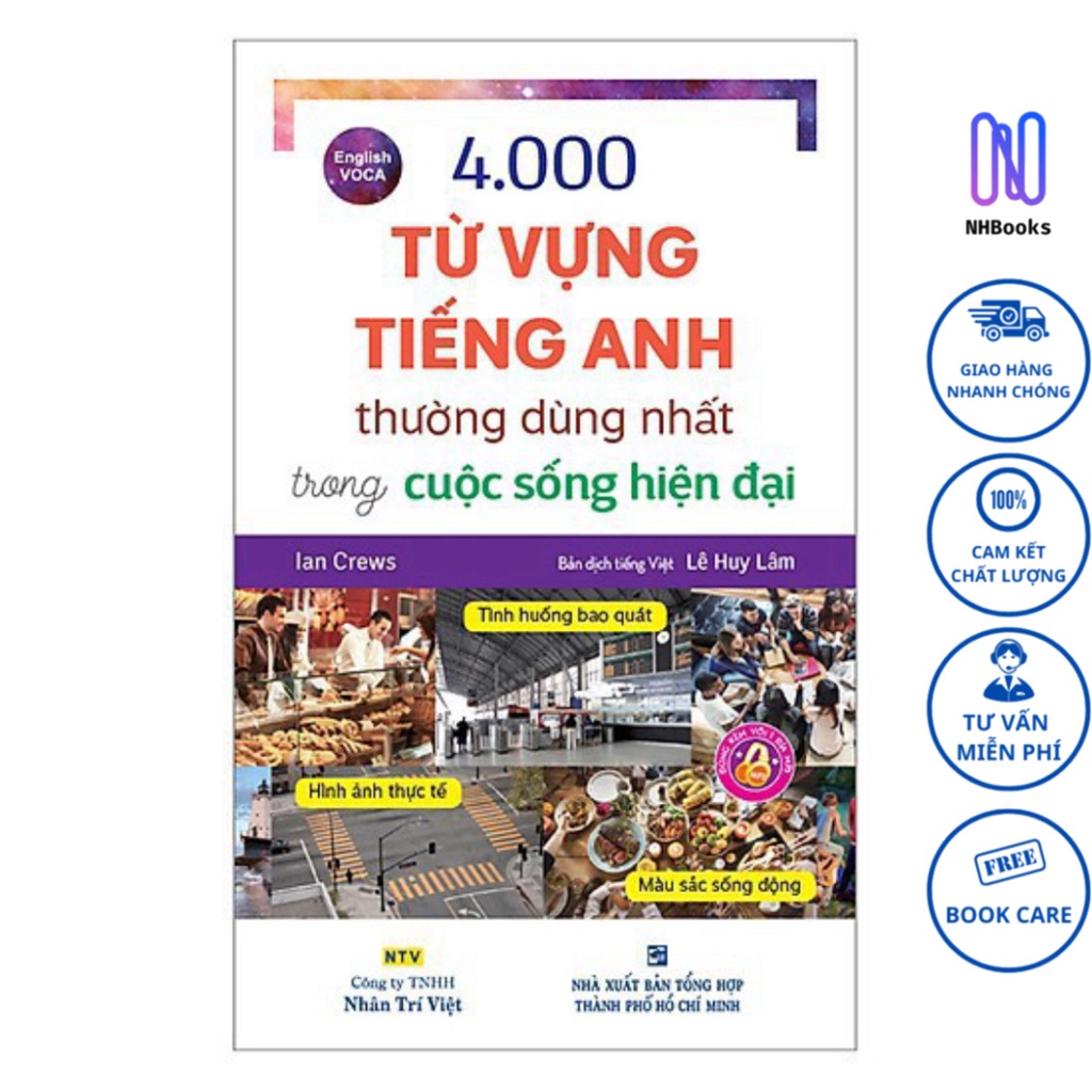 Sách - 4000 Từ Vựng Tiếng Anh Thường Dùng Nhất (Kèm 1 Đĩa Mp3) - NHBOOK
