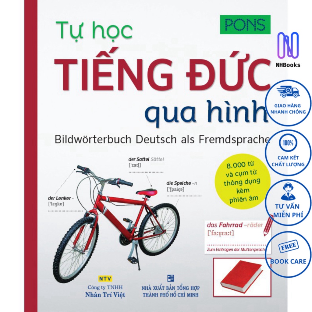 Sách - Pons Tự học tiếng Đức qua hình - NHBOOK