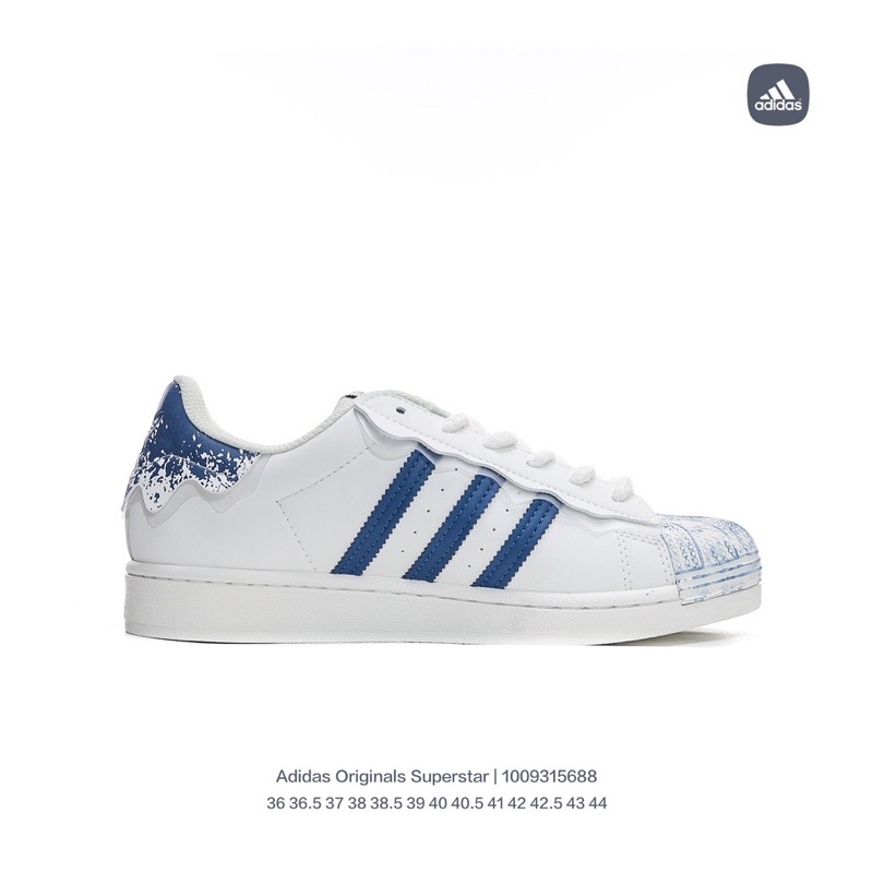 Giày adidas superstar clover trắng sữa DG7787