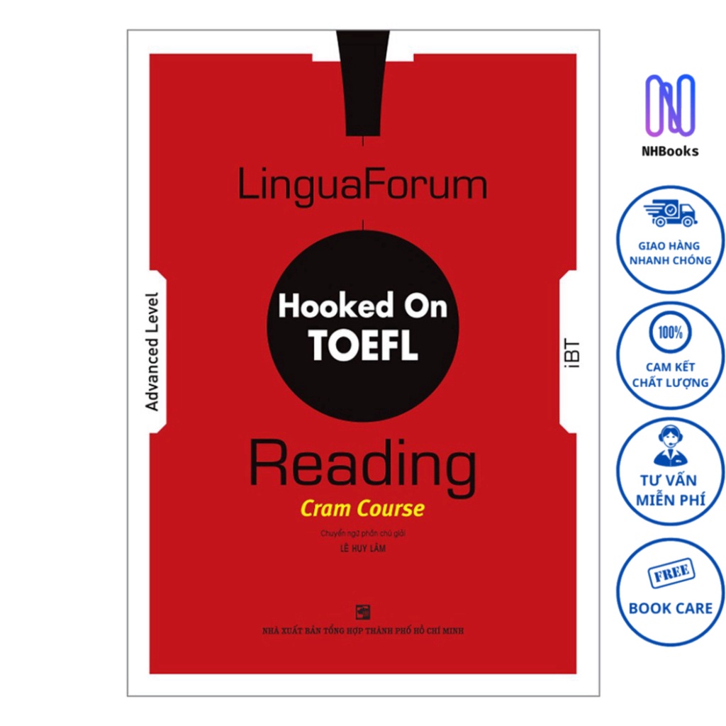Sách - LinguaForum Hooked On TOEFL iBT Reading: Cram Course - NHBOOK