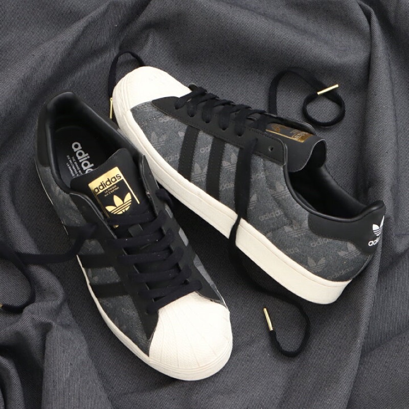 Giày Adidas Atmos x Superstar 'Denim Pack Grey' GW3470 ( FULL BOX + FREE SHIP ]