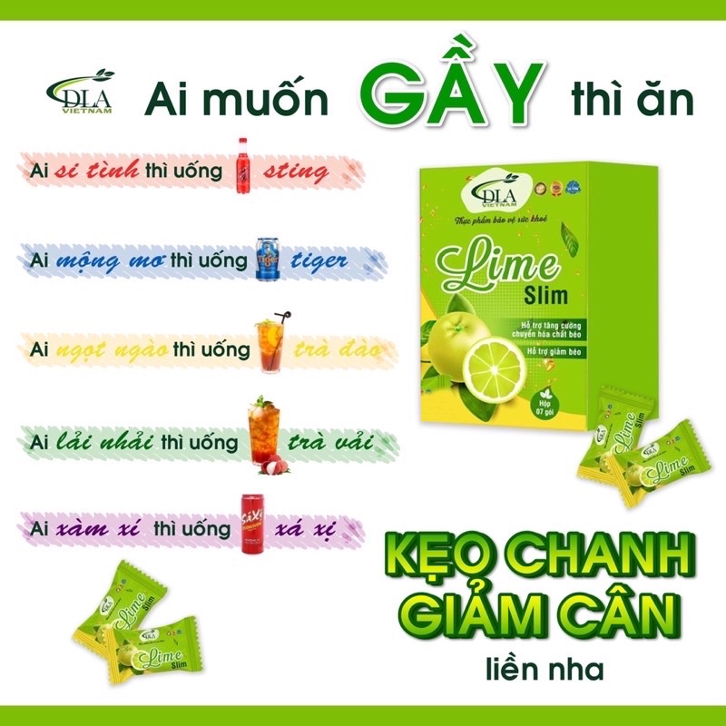 Kẹo chanh giảm cân cho chị em đẹp dáng eo thon chính hãng 100%