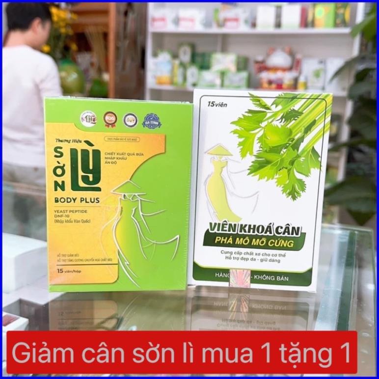 Giảm cân sờn lỳ body plus chính hãng mua 1 tặng 1 viên giảm 5-10 kí