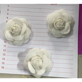 Hoa trà chất liệu dạ 5cm