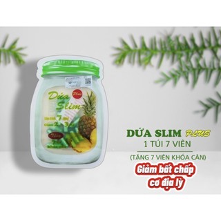   Liệu trình 7 ngày  Giảm cân siêu mạnh Dứa Slim + Tặng khóa cân tụt ngay 3kg sau 7 ngày 