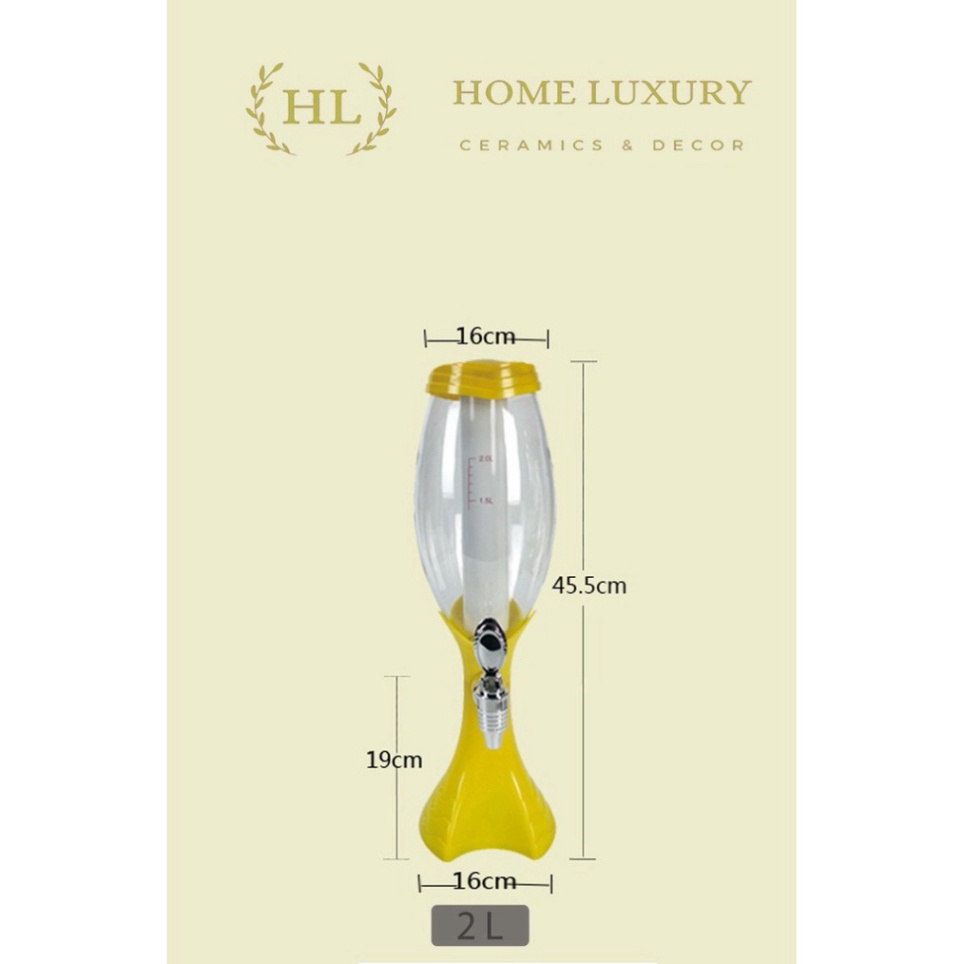 Tháp Bia 1 | THÁP BIA 1 V8 đèn LED chiếu sáng 7 MÀU | Bình giữ cho lạnh chuyên sử dụng đựng bia_nước hoa quả_buffet có l