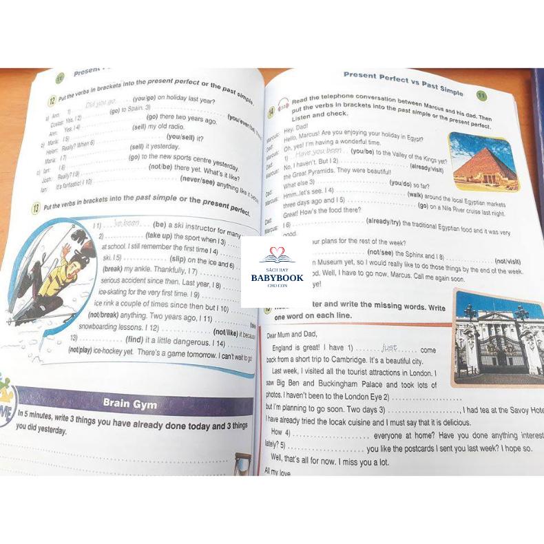 Bộ 7q màu - New Round Up + Audio