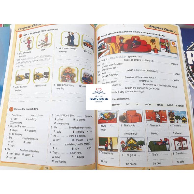 Bộ 7q màu - New Round Up + Audio