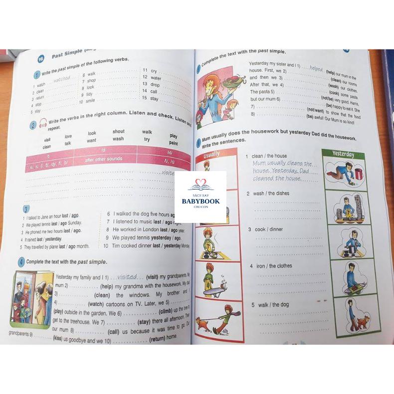 Bộ 7q màu - New Round Up + Audio