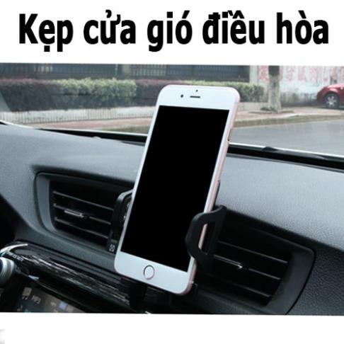 Giá đỡ điện thoại trên ô tô gắn taplo và cửa gió điều hòa, kẹp điện thoại ô tô cực kì chắc chắn | BigBuy360 - bigbuy360.vn