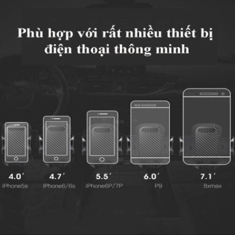 Giá đỡ điện thoại trên ô tô gắn taplo và cửa gió điều hòa, kẹp điện thoại ô tô cực kì chắc chắn | BigBuy360 - bigbuy360.vn