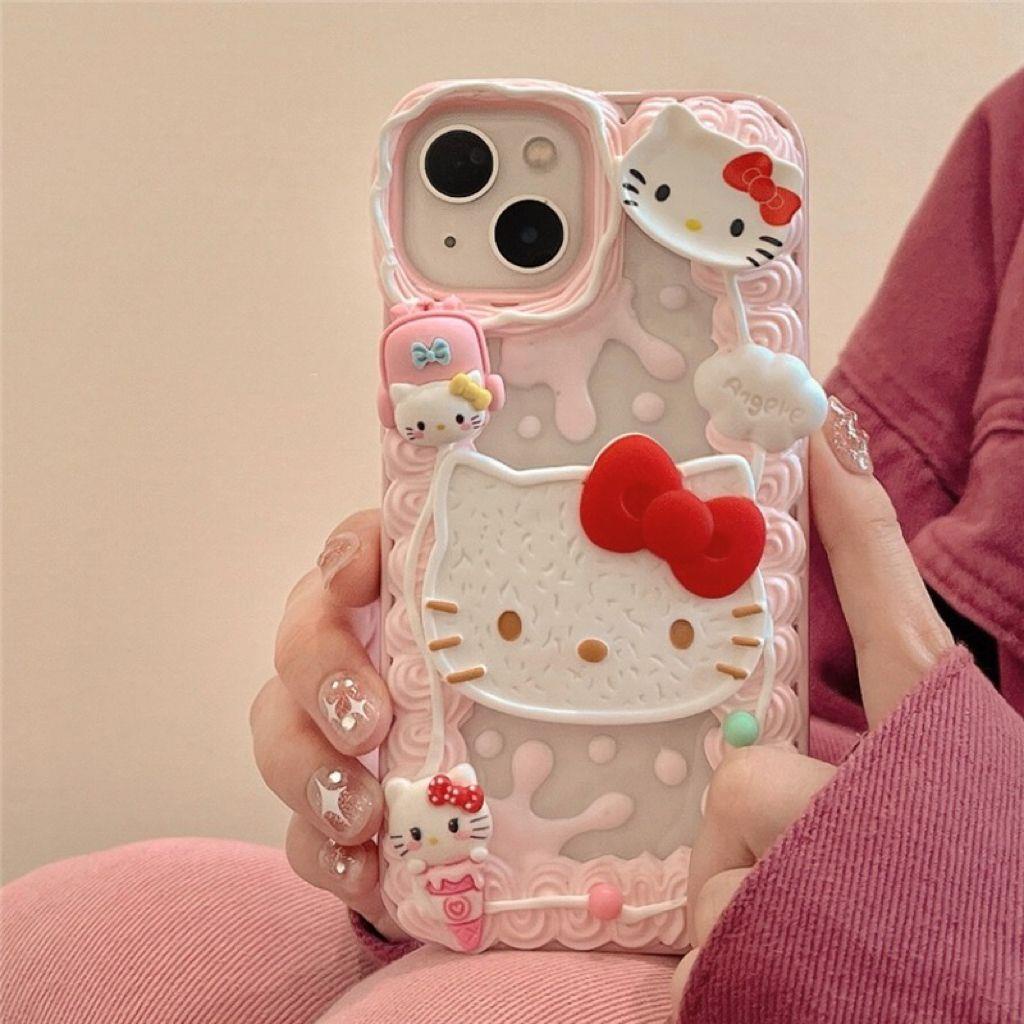 Ốp Điện Thoại Họa Tiết Sanrio Dễ Thương Dành Cho Iphone 13 14 Pro Max 12 11