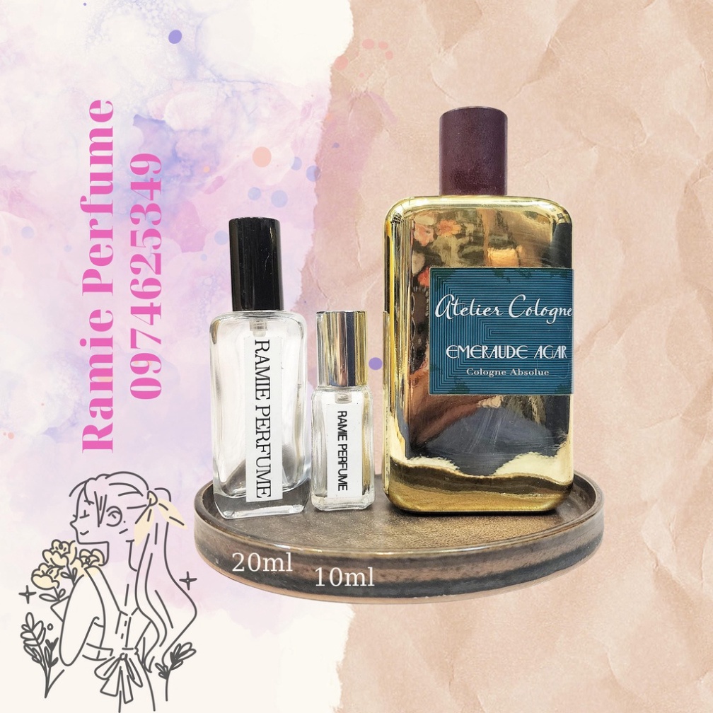 Ramie Perfume - Nước hoa Atelier Cologne Emeraude Agar