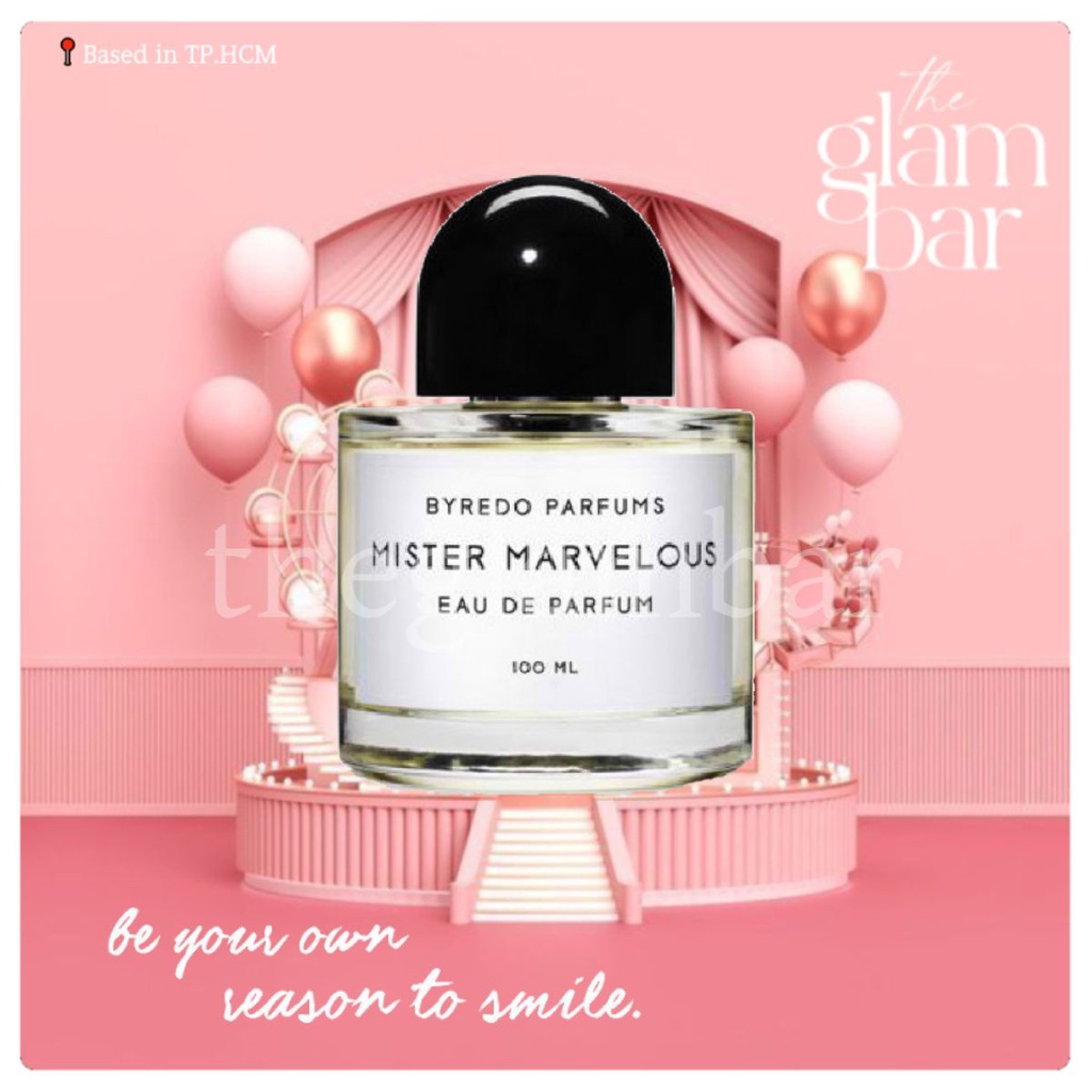 𝐭𝐡𝐞𝐠𝐥𝐚𝐦𝐛𝐚𝐫 ★ Nước hoa Byredo Relaunches Mister Marvelous - 5ml/10ml/20ml