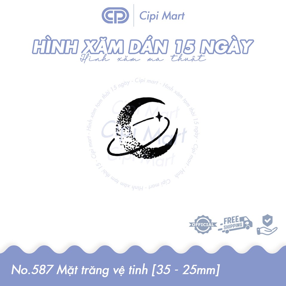 CIPI MART - Hình xăm tạm thời 15 NGÀY - chống nước, cọ xát 587