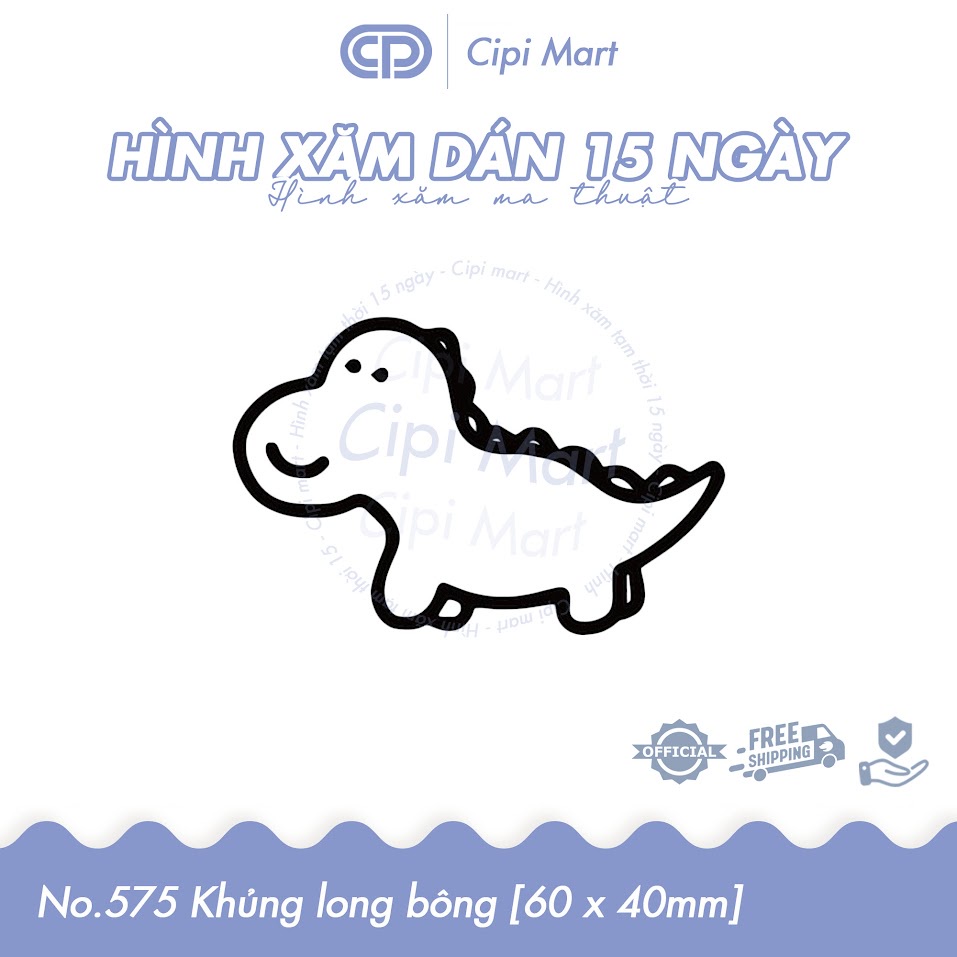 CIPI MART - Hình xăm tạm thời 15 NGÀY - chống nước, cọ xát 575