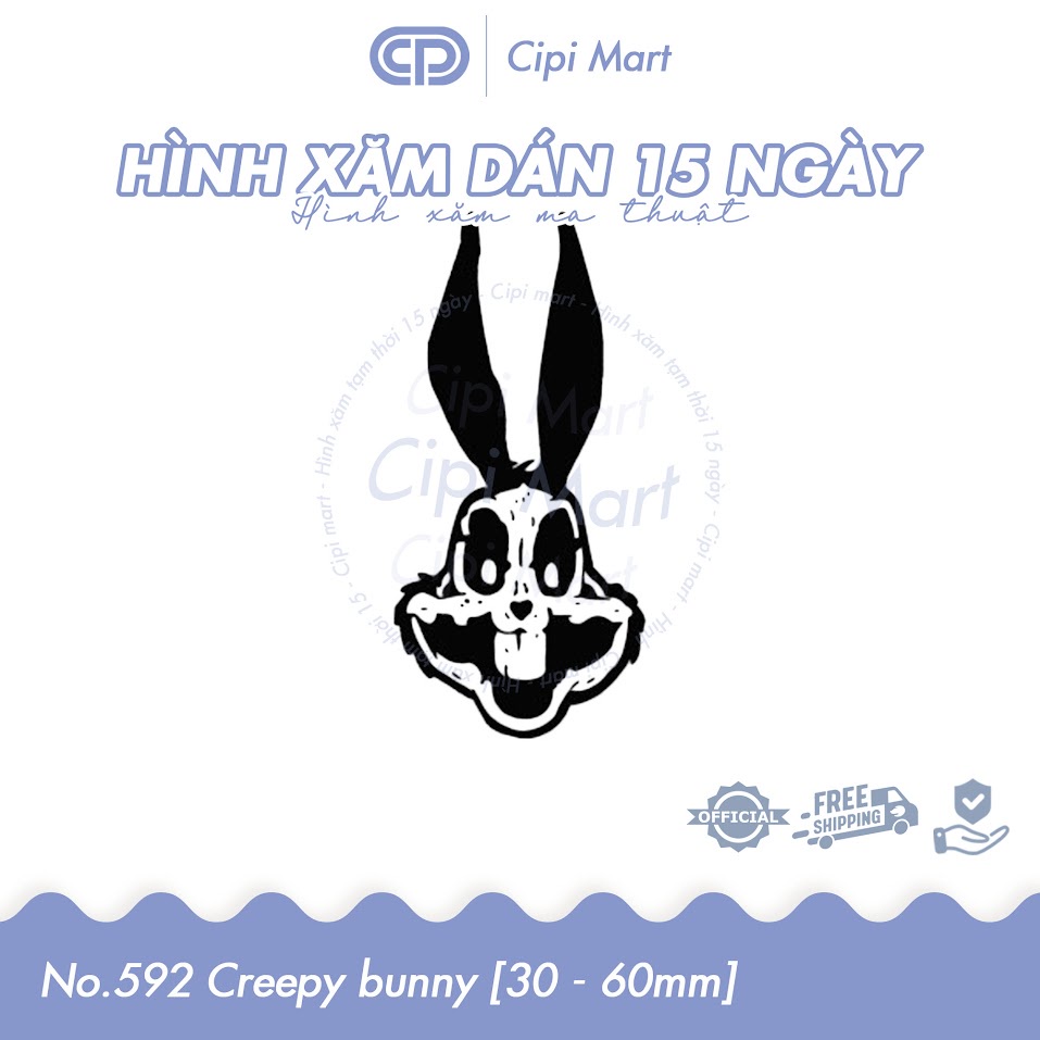 CIPI MART - Hình xăm tạm thời 15 NGÀY - chống nước, cọ xát 592