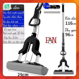 Chổi lau nhà tự vắt siêu hút nước, Chổi lau nhà thông minh, Cây lau nhà mút vắt khô cao cấp hàng nhập khẩu siêu hút nước