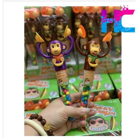 Kẹo đồ chơi hình chú khỉ chiêng vỗ tay - hang_chuan