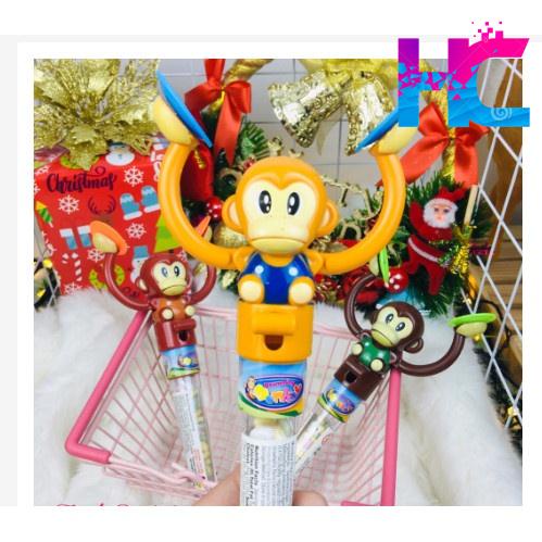 Kẹo đồ chơi hình chú khỉ chiêng vỗ tay - hang_chuan