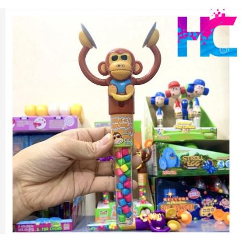Kẹo đồ chơi hình chú khỉ chiêng vỗ tay - hang_chuan