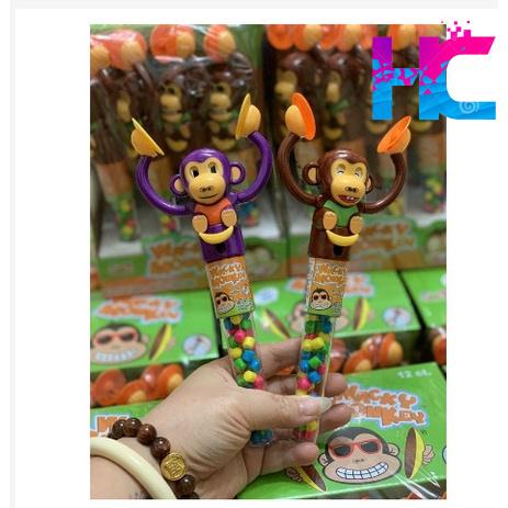 Kẹo đồ chơi hình chú khỉ chiêng vỗ tay - hang_chuan