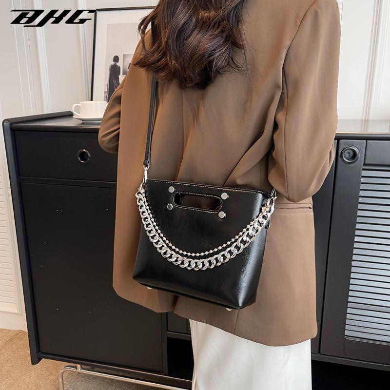 Túi xách BJHG WAVW đeo vai phối dây xích thời trang mới 2023 dành cho nữ