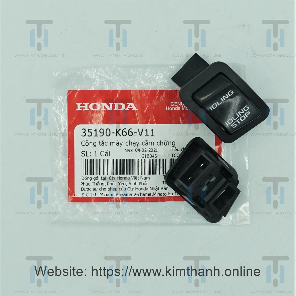 Nút Idling Stop - K66 PCX Honda VN _ 35190K66V11