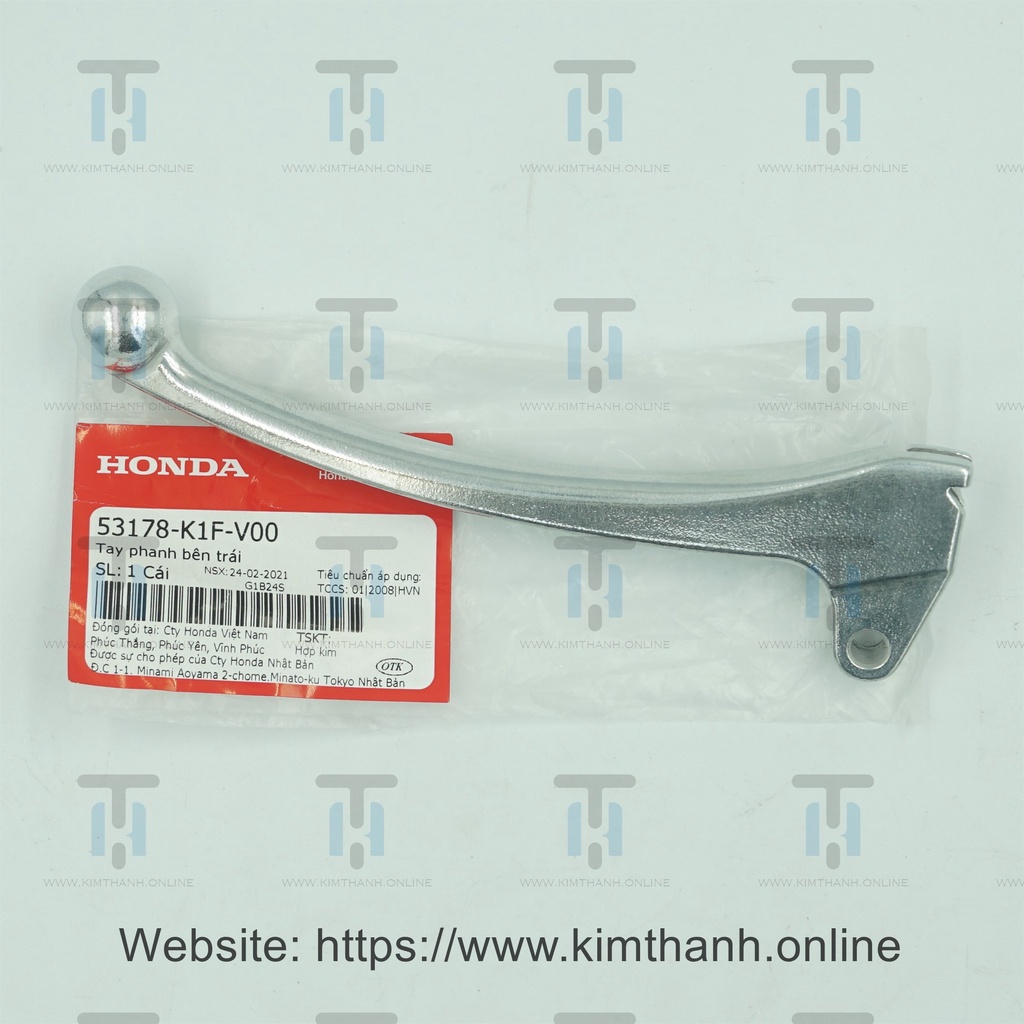 Tay thắng 150cc trái Airblade 2020 Honda VN _ 53178K1FV00