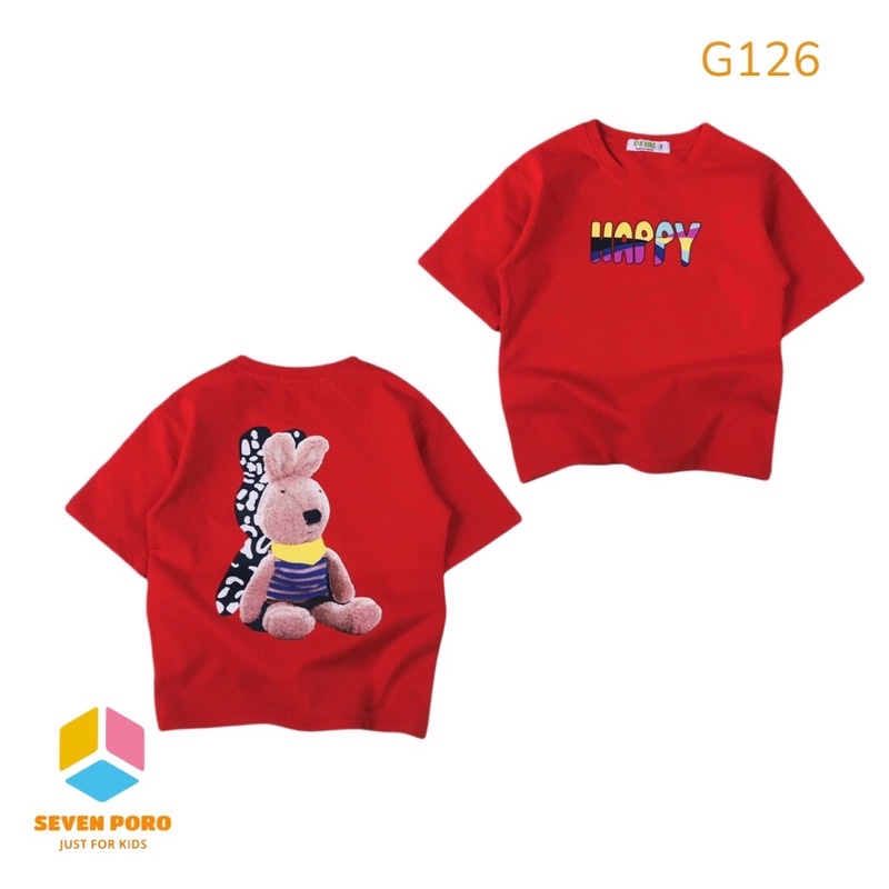 Áo Thun Form Rộng Bé Gái G126 Size 25-42kg - G&K Kids - SevenPoro