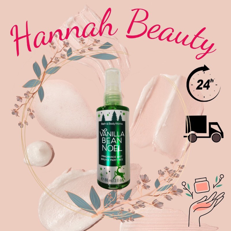 Xịt Thơm Toàn Thân Body Mist BBW - VANILLA BEAN NOEL