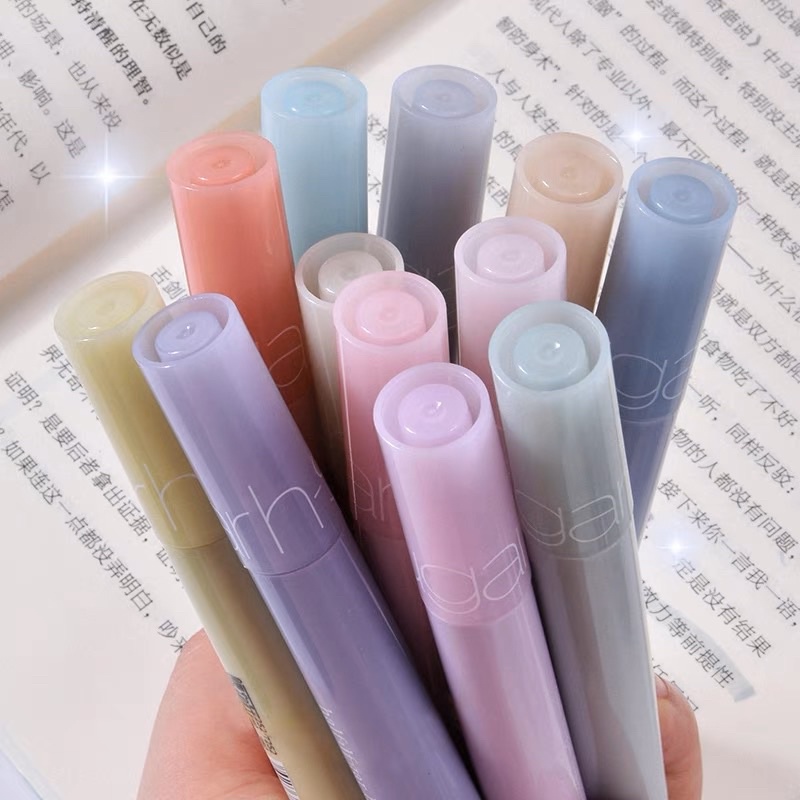 Bút highlight pastel đánh dấu sách vở, bút dạ quang ghi chú hssv echopshop