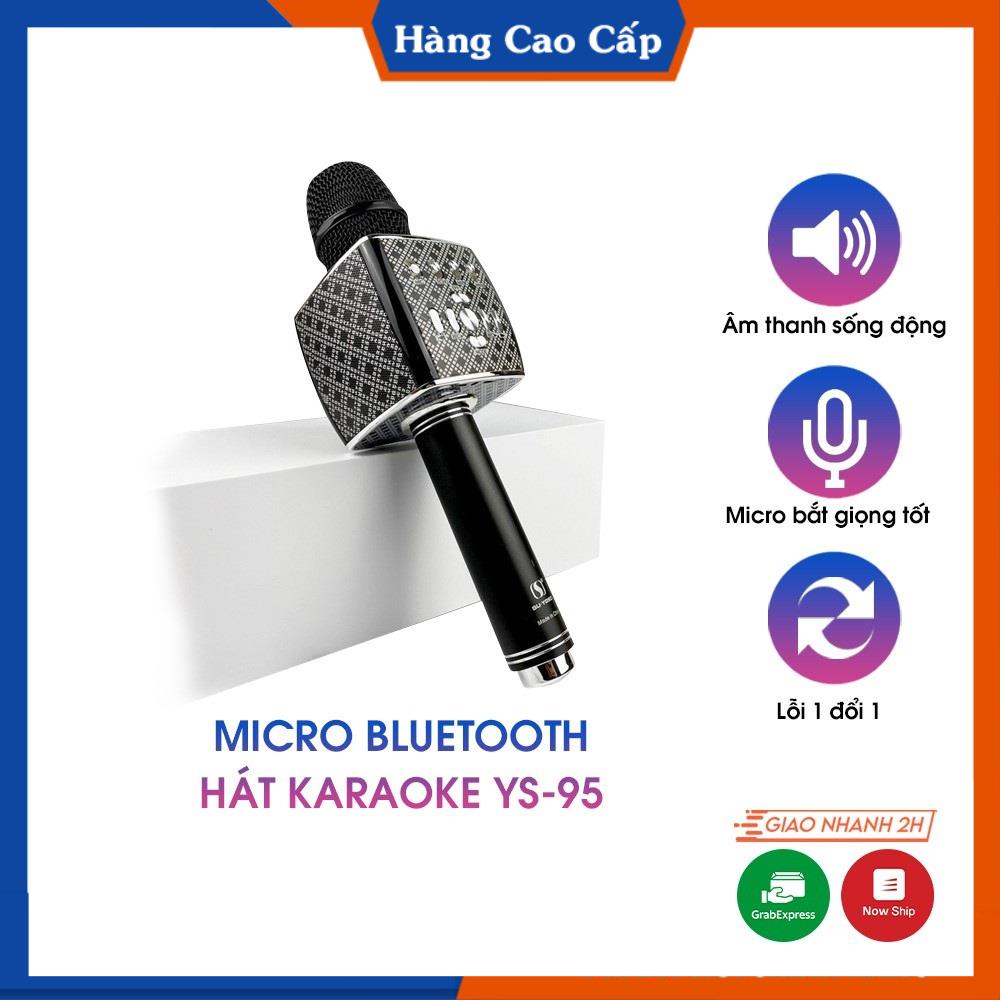 Mic karaoke kèm loa Bluetooth YS-95, YS-96,YS-98 bass trầm ấm - Hỗ trợ ghi âm- bảo hành 12 tháng | BigBuy360 - bigbuy360.vn