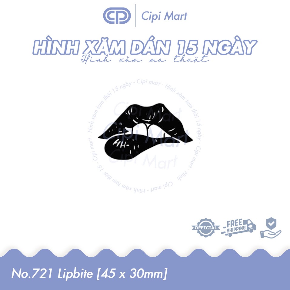 CIPI MART - Hình xăm tạm thời 15 NGÀY - chống nước, cọ xát 721
