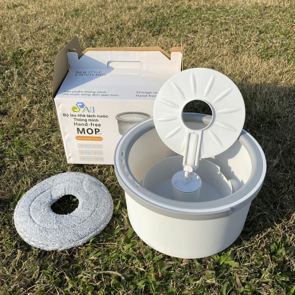 Cây lau nhà tách nước bẩn K9 hiện đại thông minh , Bộ lau nhà tách nước bẩn thông minh tặng kèm 2 bông lau