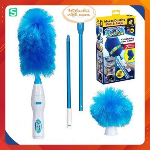 Chổi Lông Quét Bụi Tĩnh Điện Tự Động 360 độ, Chổi Quét Bụi Tích Điện Spin DUSTER Thông Minh Đa Năng Chức Năng